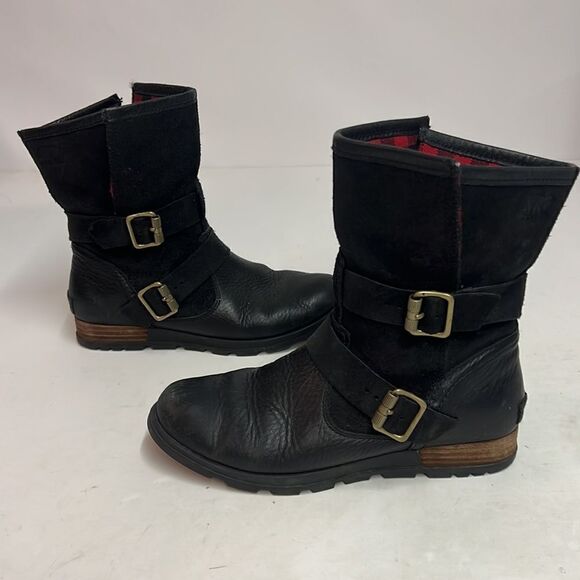Sorel | Major Moto Buffalo Plaid Boot Size 7 Fisherman Core A7 - Picture 3 of 11